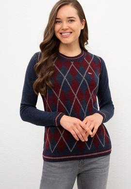 Kadın Lacivert Triko Kazak - 50229440021