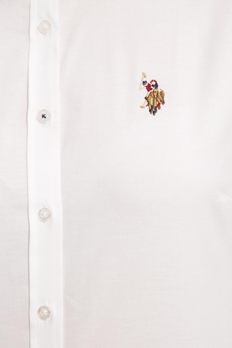 Kadın Beyaz Gömlek Uzunkol Basic - 50207347013