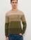 Erkek Haki Bisiklet Yaka Triko Kazak