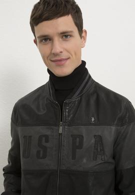 Erkek Siyah Deri Mont Kaban - 50215640003