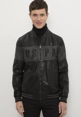 Erkek Siyah Deri Mont Kaban - 50215640003