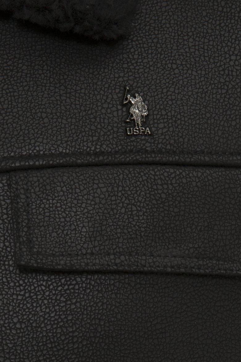 Erkek Siyah Deri Mont Kaban - 50215658007