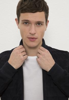 Erkek Lacivert Deri Mont Kaban - 50215653013