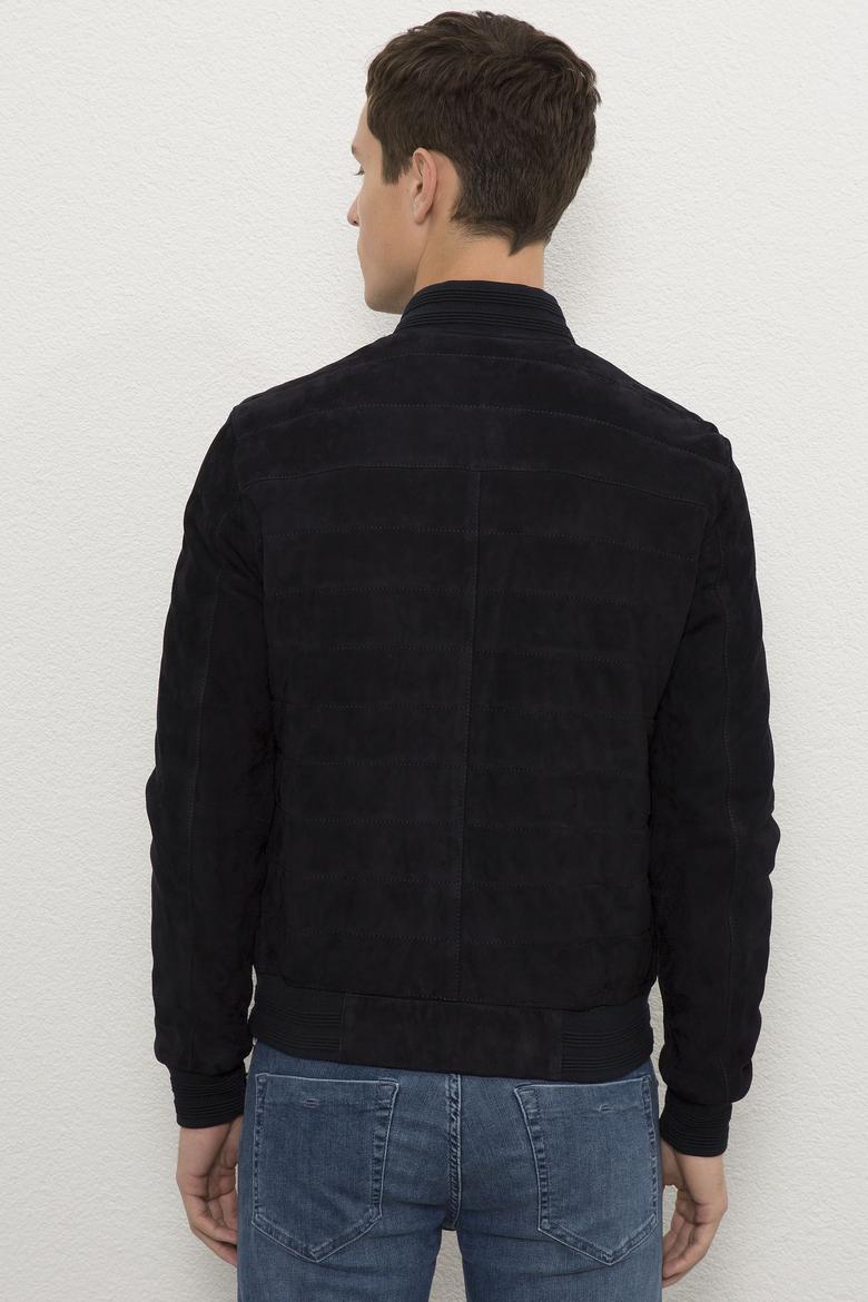 Erkek Lacivert Deri Mont Kaban - 50215653013