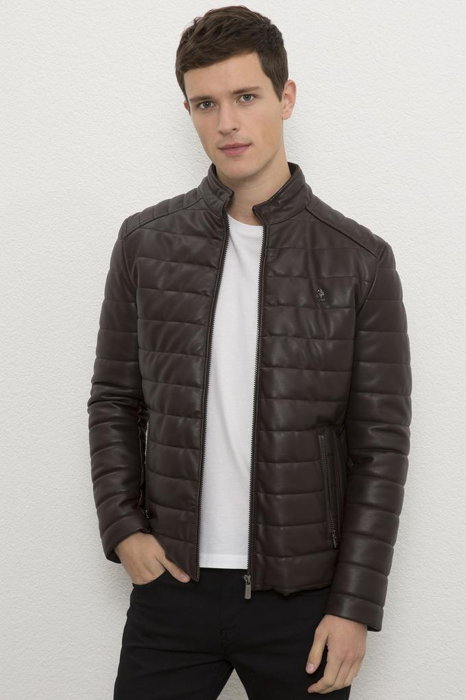 Erkek Kahverengi Deri Mont Kaban