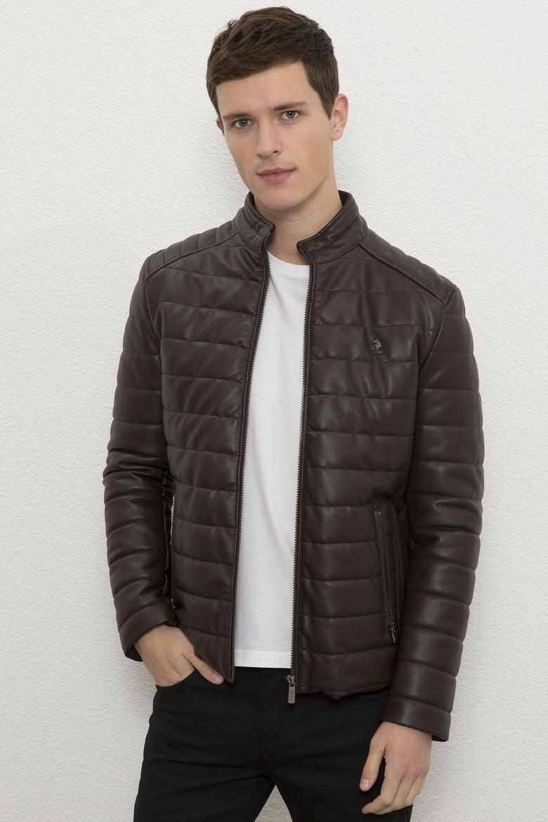 Erkek Kahverengi Deri Mont Kaban