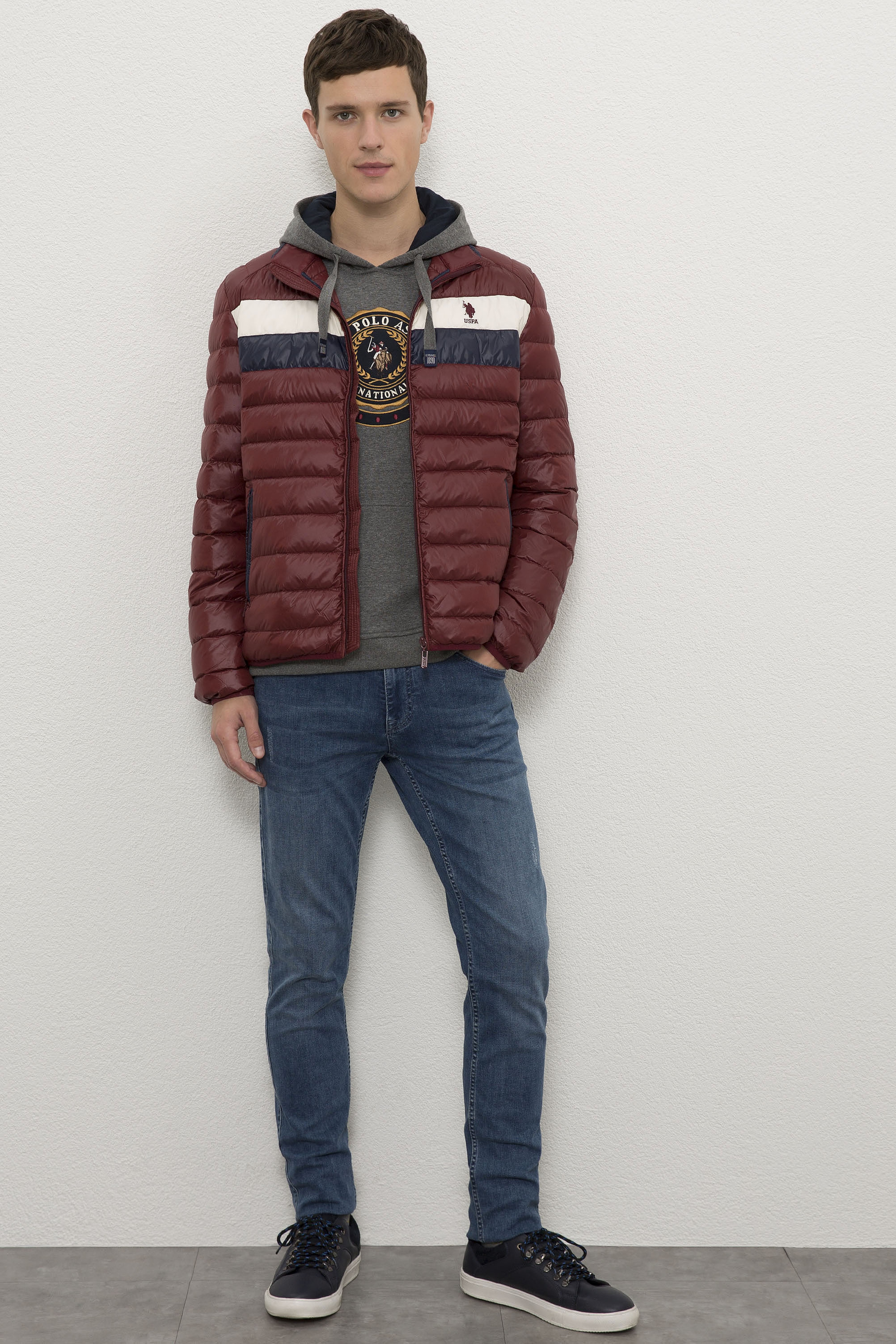 Erkek Bordo Mont - Image 6