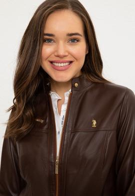 Kadın Kahverengi Deri Mont Kaban - 50216617009