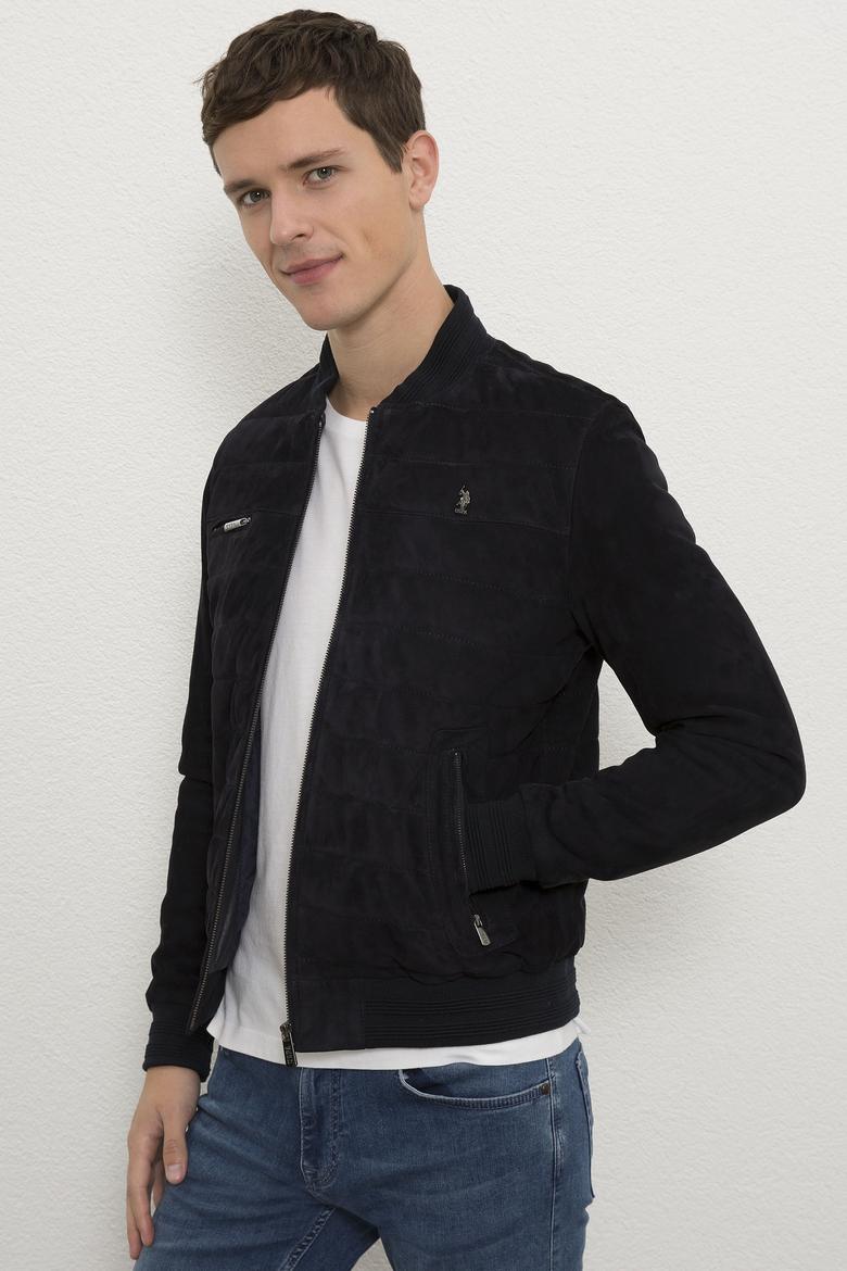 Erkek Lacivert Deri Mont Kaban - 50215653013