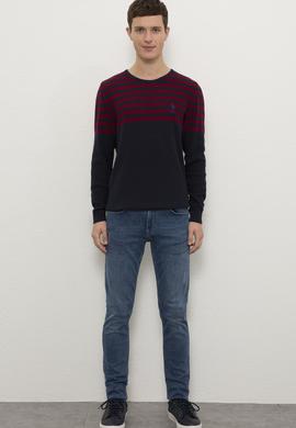 Erkek Lacivert Kazak - 50223820008