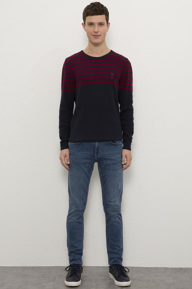 Erkek Lacivert Kazak - 50223820008