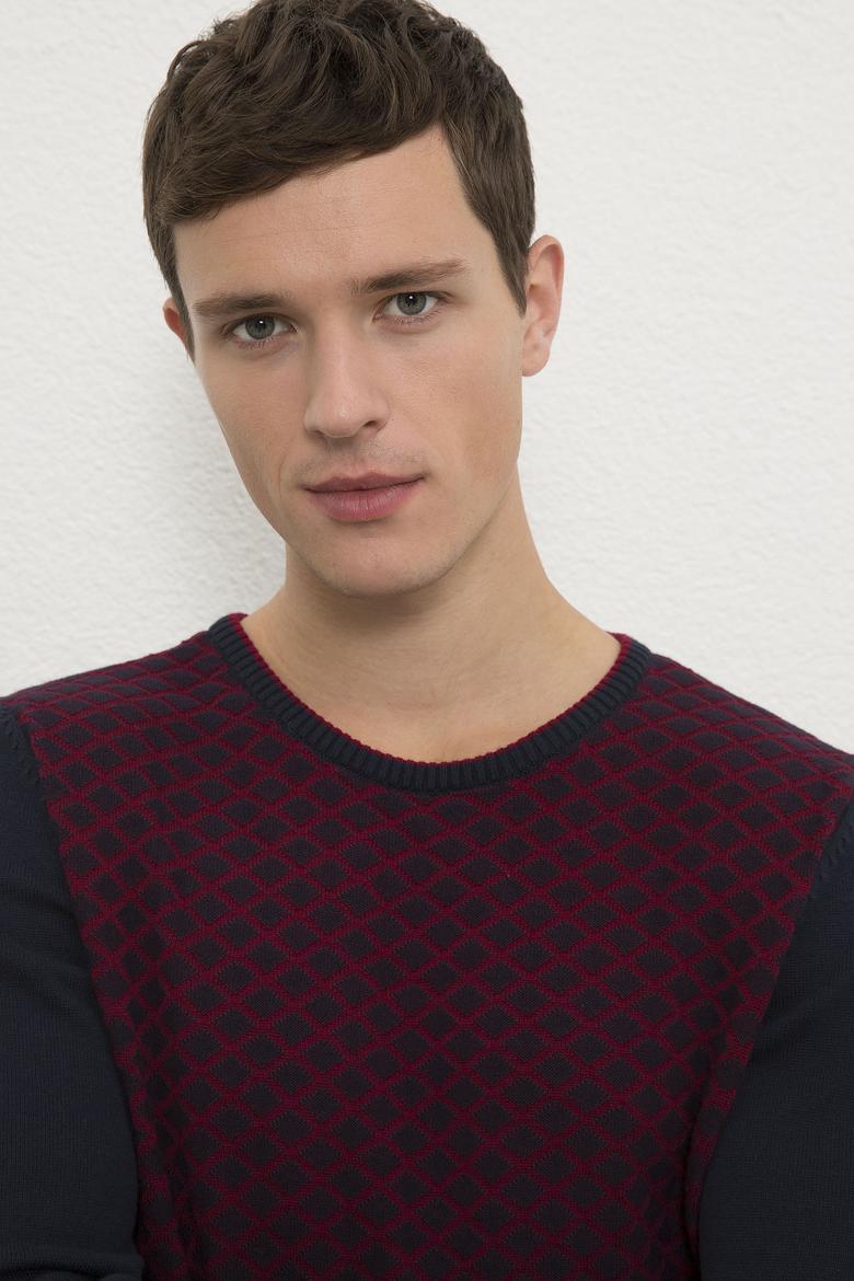 Erkek Lacivert Kazak - 50223882004