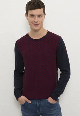 Erkek Lacivert Kazak - 50223882004