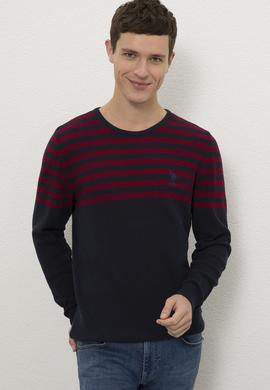 Erkek Lacivert Kazak - 50223820008