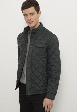 Erkek Koyu Yeşil Mont - 50224452029