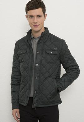 Erkek Koyu Yeşil Mont - 50224452029