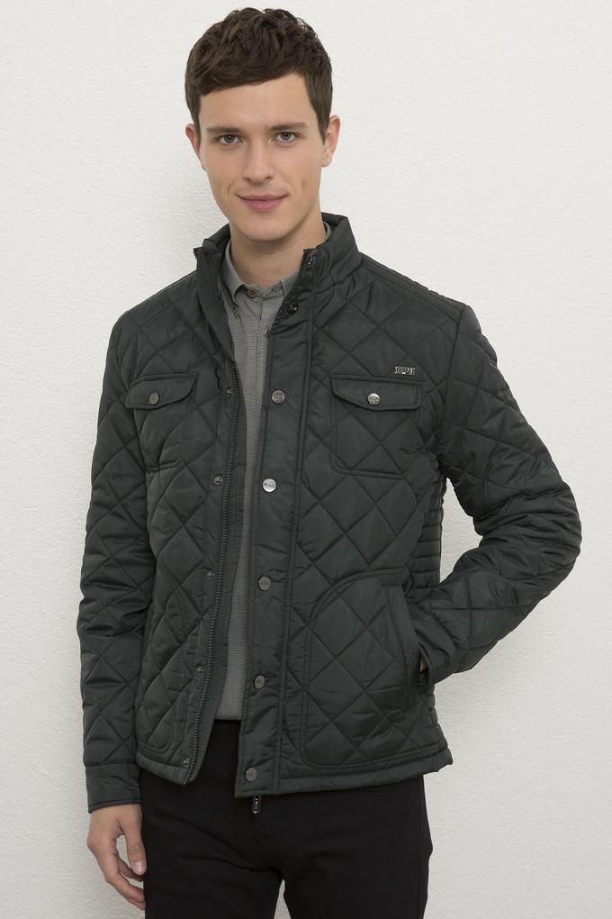 Erkek Koyu Yeşil Mont