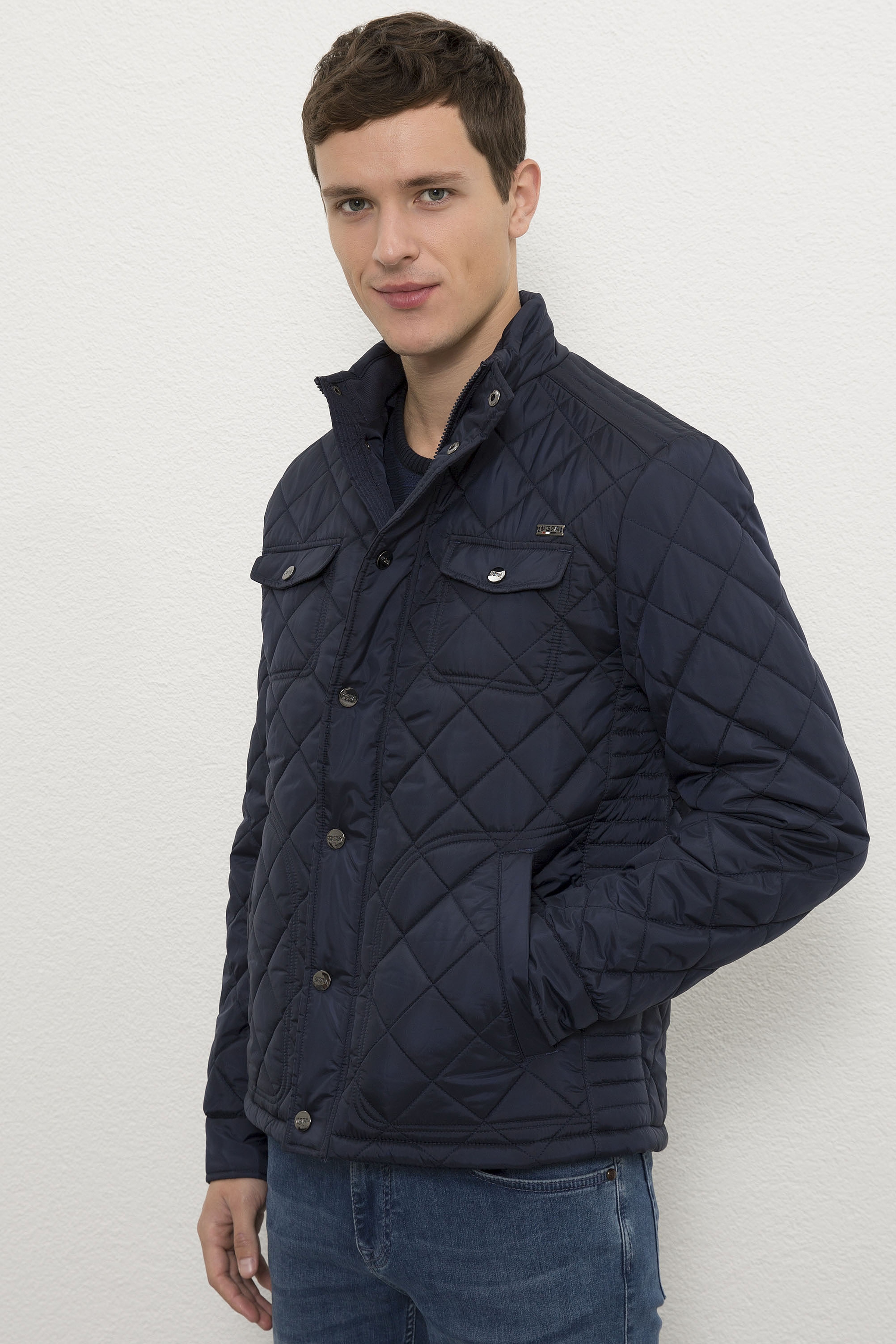 Erkek Lacivert Mont - Image 3