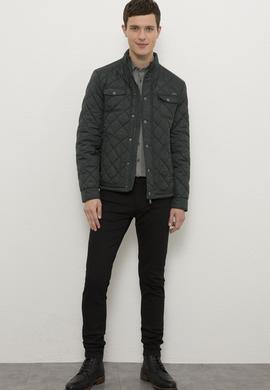 Erkek Koyu Yeşil Mont - 50224452029