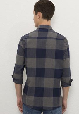 Erkek Lacivert Gömlek Uzunkol - 50225274037