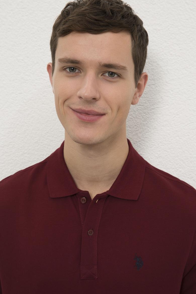 Erkek Bordo Basic Sweatshirt - 50225335025