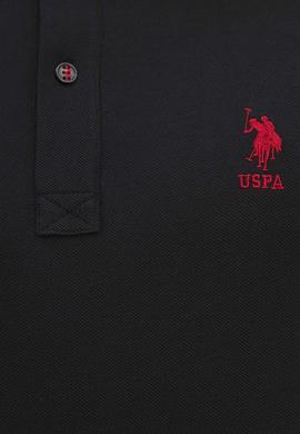 Erkek Siyah Polo Yaka T-Shirt Basic - 50222614071