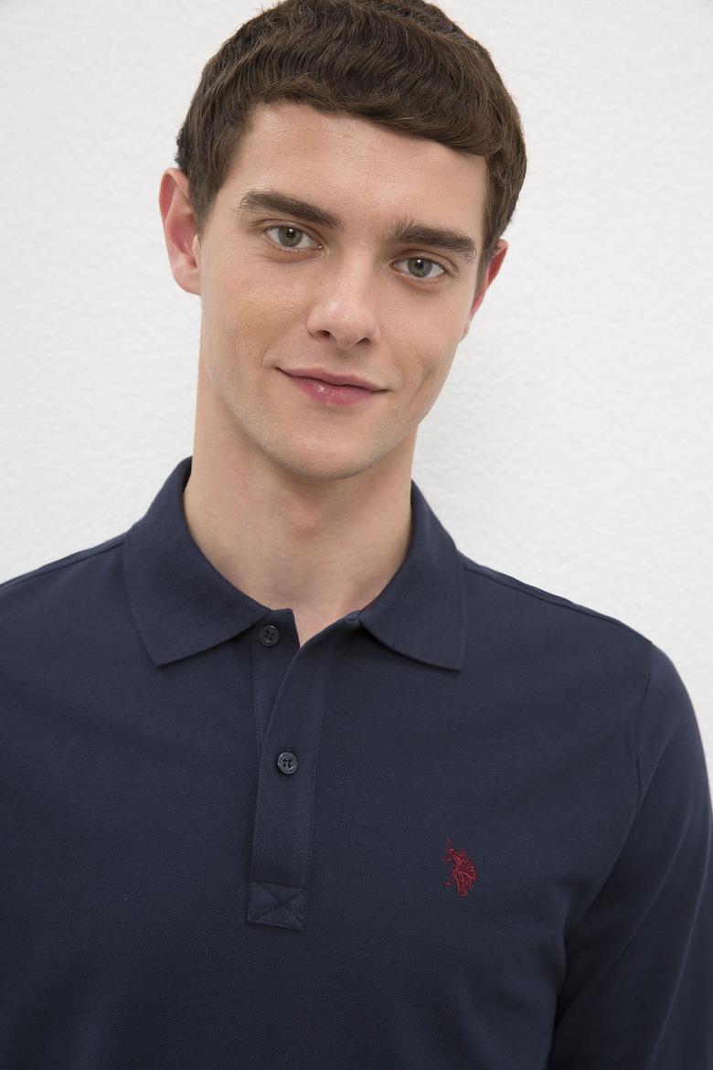 Erkek Lacivert Basic Sweatshirt - 50225335074