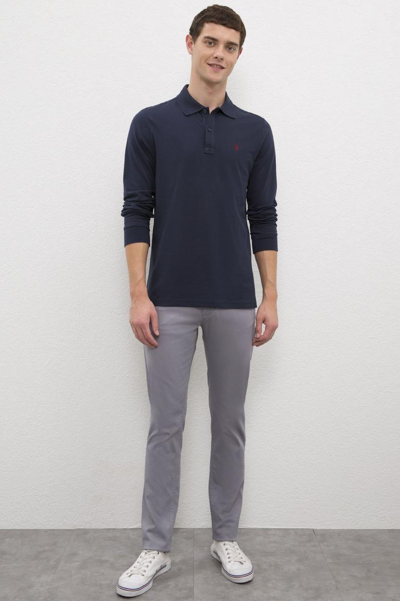 Erkek Lacivert Basic Sweatshirt - 50225335074