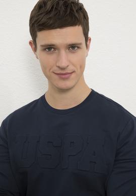 Erkek Lacivert Basic Sweatshirt - 50225481026