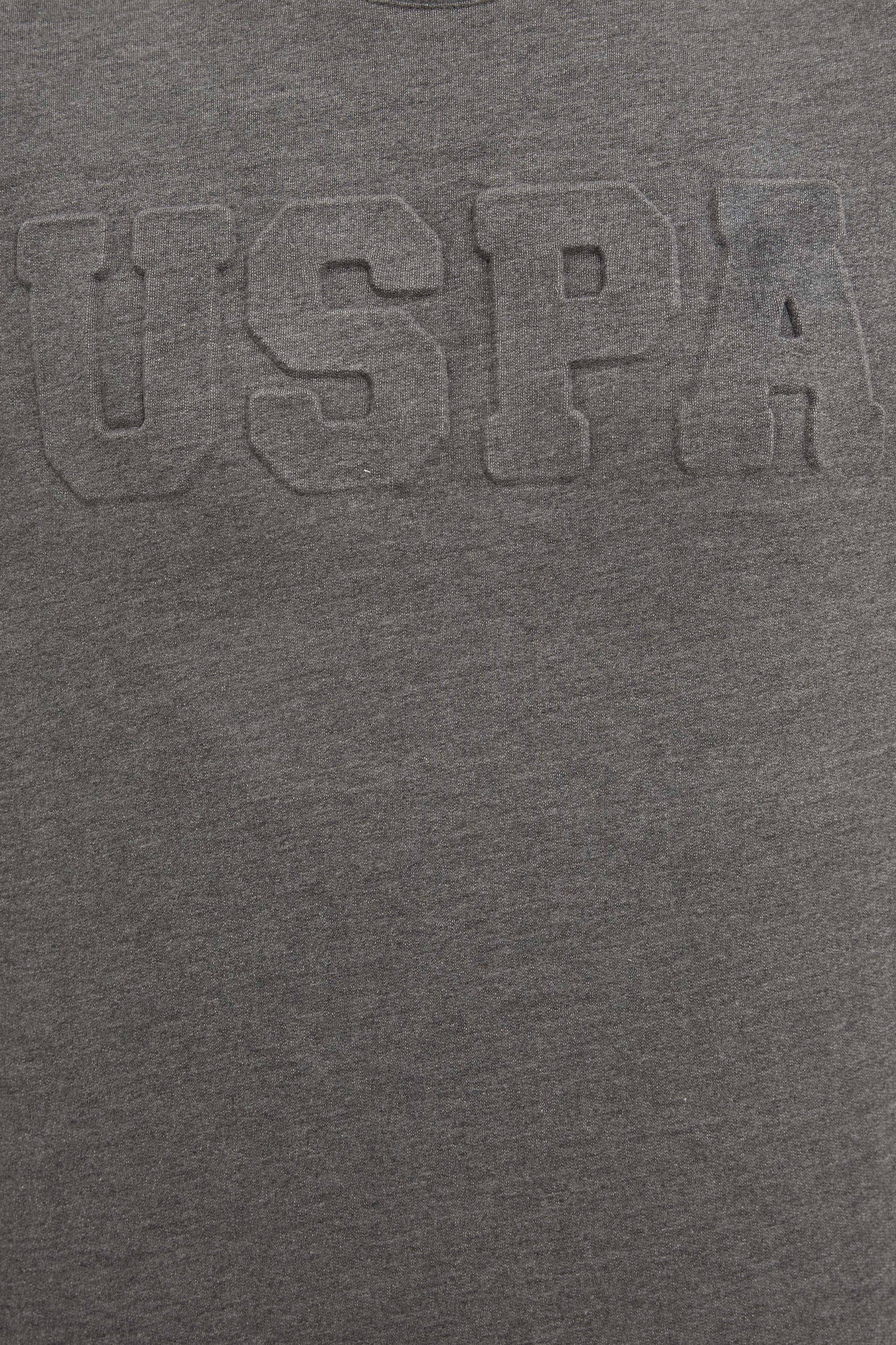 Erkek Antrasit Melanj Basic Sweatshirt - Image 5