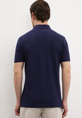 Erkek Lacivert Basic Tişört - 50222632058