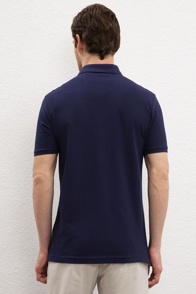 Erkek Lacivert Basic Tişört - 50222632058