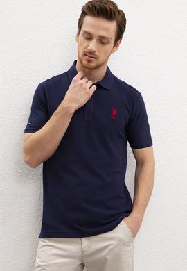 Erkek Lacivert Basic Tişört - 50222632058