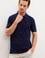 Erkek Lacivert Basic Tişört