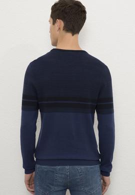 Erkek Lacivert Kazak - 50223880010