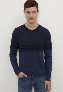 Erkek Lacivert Kazak - 50223880010