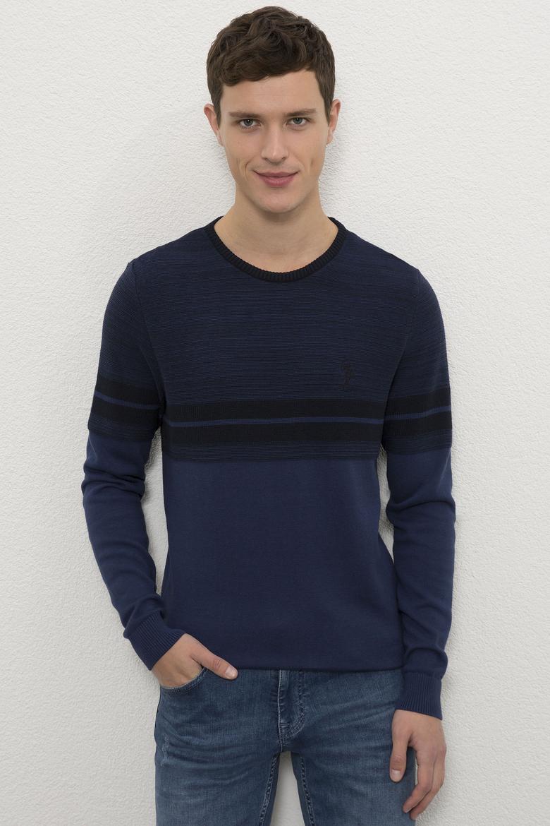 Erkek Lacivert Kazak