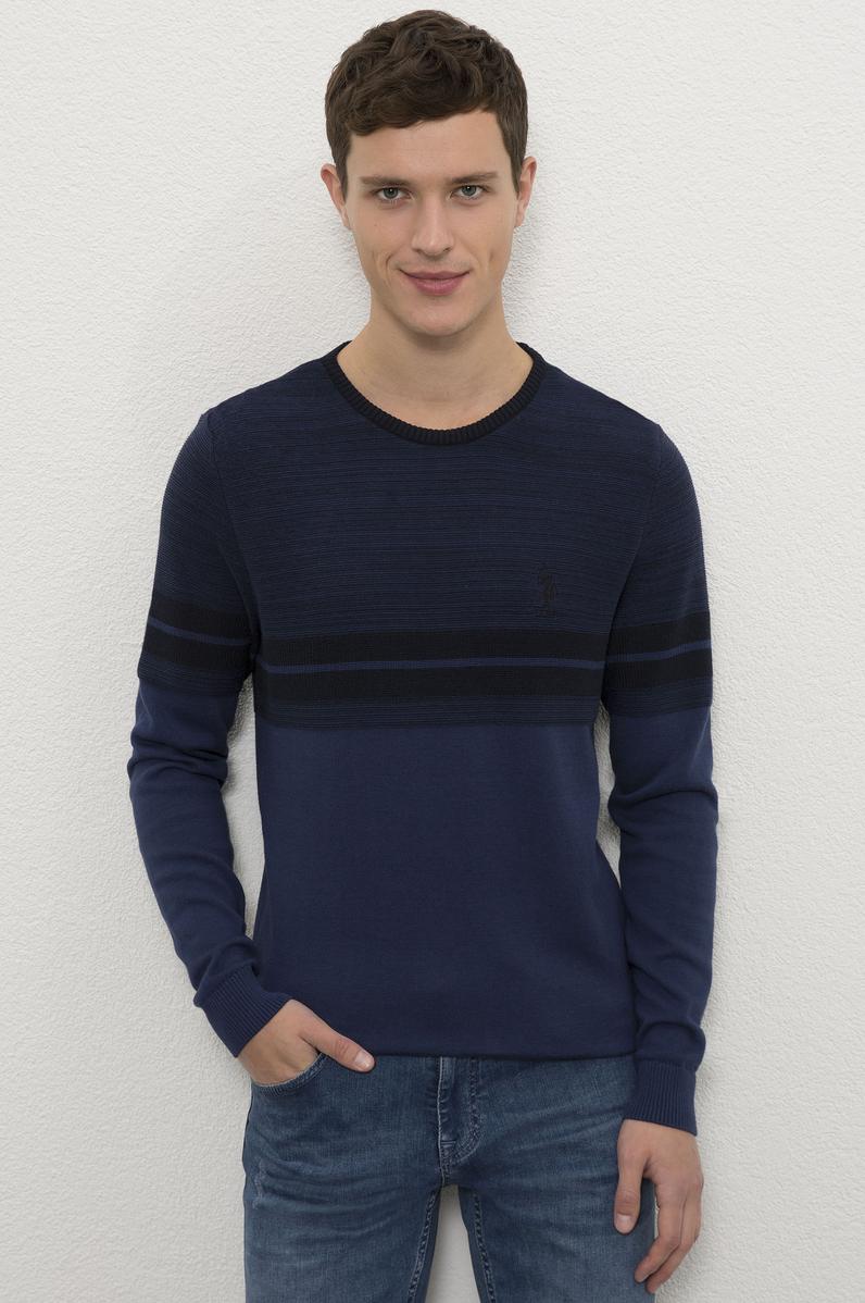 Erkek Lacivert Kazak