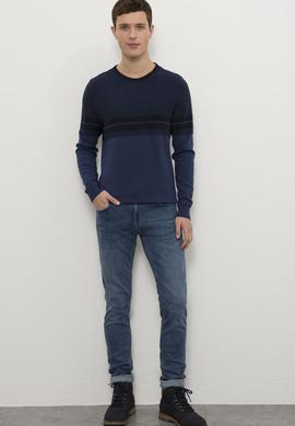 Erkek Lacivert Kazak - 50223880010