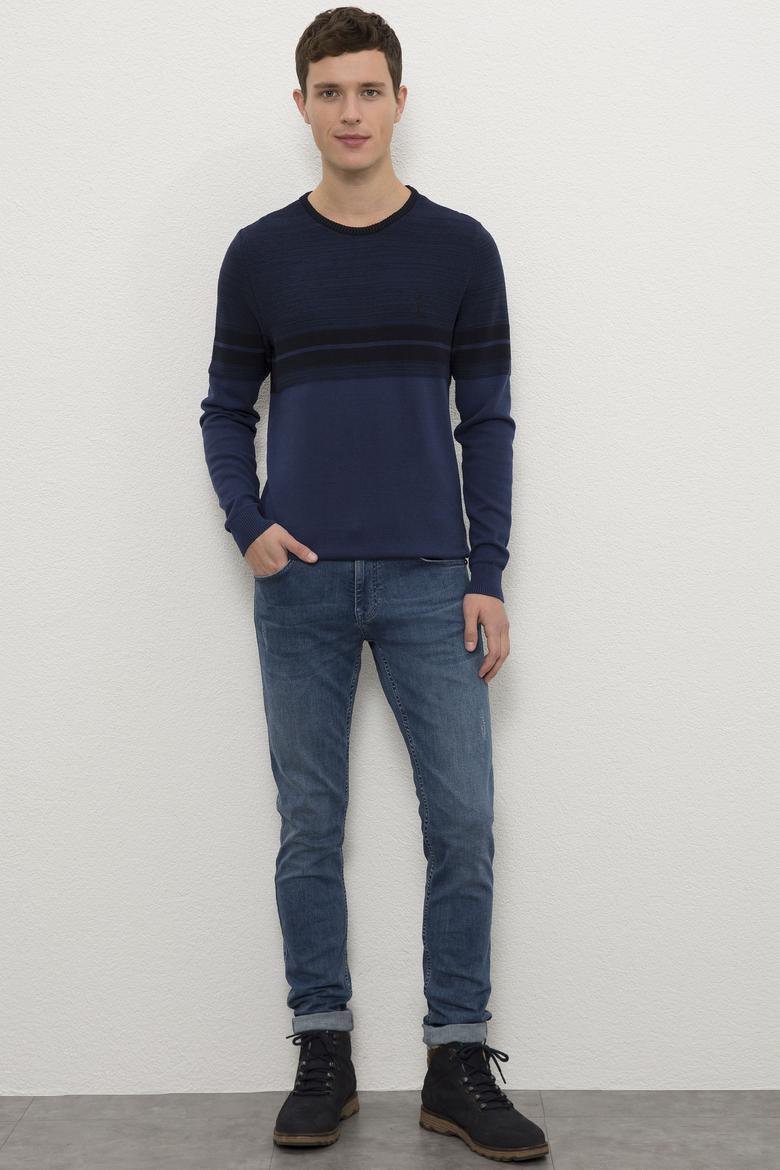 Erkek Lacivert Kazak - 50223880010