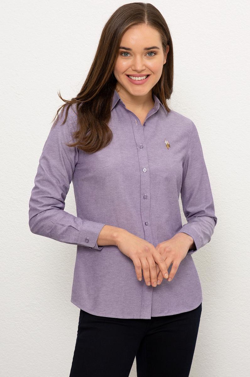 Pembe Gömlek Uzunkol Basic