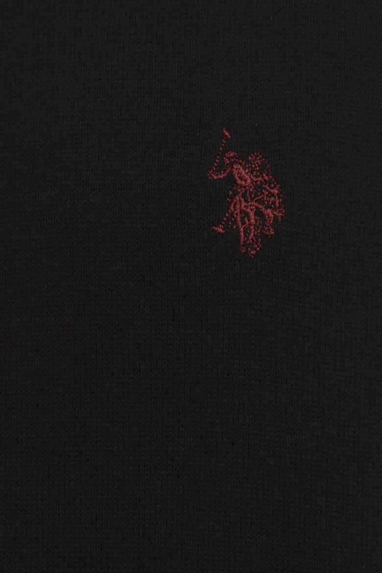 Erkek Siyah V-Yaka Triko Kazak Basic - 50224729015