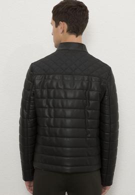 Erkek Siyah Deri Mont Kaban - 50215656003