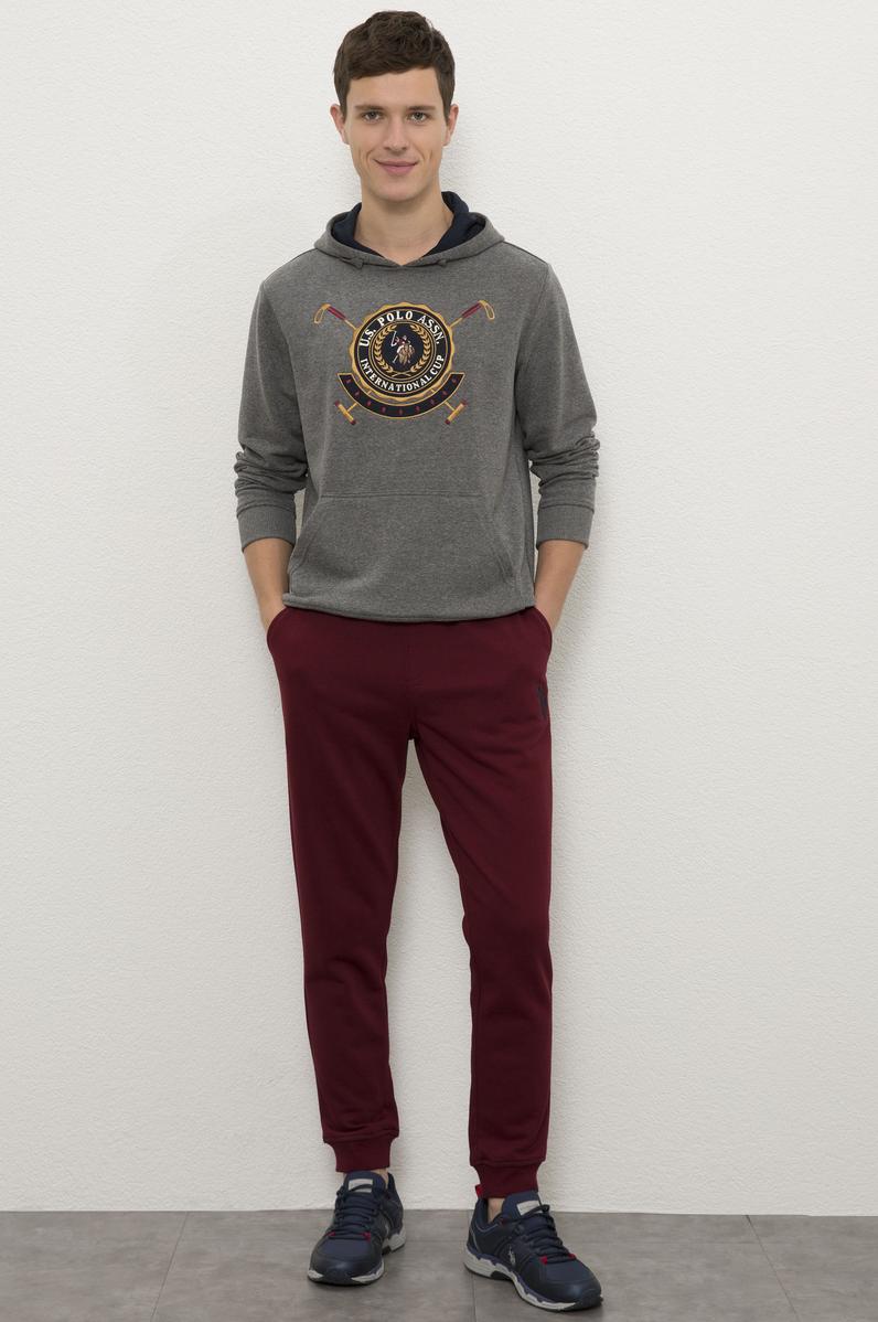 Erkek Bordo  Eşofman Altı