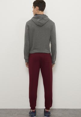 Erkek Bordo  Eşofman Altı - 50232119009