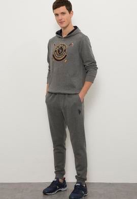 Erkek Antrasit Melanj Eşofman Altı - 50232119047