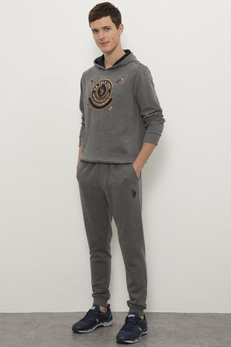 Erkek Antrasit Melanj Eşofman Altı - 50232119047