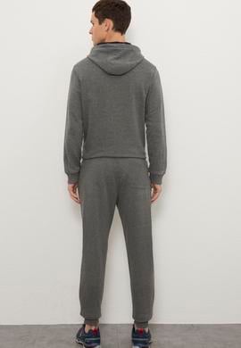 Erkek Antrasit Melanj Eşofman Altı - 50232119047