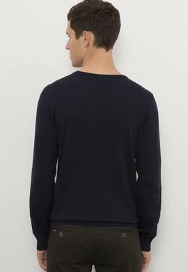 Erkek Lacivert Kazak - 50223878010