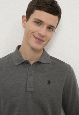 Erkek Antrasit Melanj Basic Sweatshirt - 50225335004